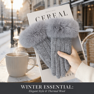 Guantes de Invierno de Lana de Cachemira con Pantalla Táctil, Personalizados al por Mayor, Accesorios de Moda Unisex - Product Image 2