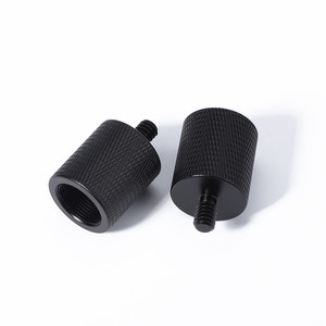 Aluminum Alloy Microphone <b>Adapter</b> 5/8 To 1/4 Threaded Connector For Studio Stand Mounting - Product Image 1