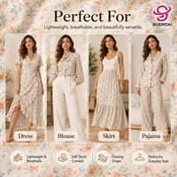 Tela de algodón estampada 100% algodón, estampado digital floral personalizado, tela ligera para vestido o blusa, venta al por mayor OEM