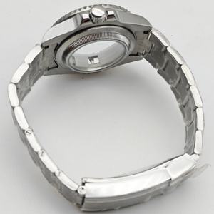Boîtier de montre mécanique avec lunette sertie de diamants de 40 mm, accessoires de modification de montre, montre de plongée, mouvement 2813/8215 - Product Image 4