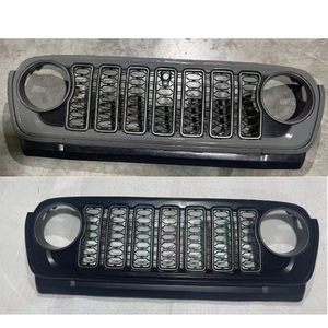 Calandre de pare-chocs avant ABS de style 2024 pour <span class=keywords><strong>Jeep</strong></span> <span class=keywords><strong>Wrangler</strong></span> JL 2018-2023 Plug and Play - Product Image 4