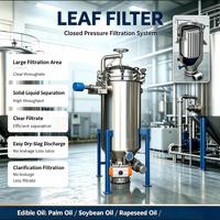 Nouvel arrivage : Filtre à feuilles durable et personnalisable pour la filtration et la décoloration des huiles comestibles, avec débit réglable et élimination des particules fines