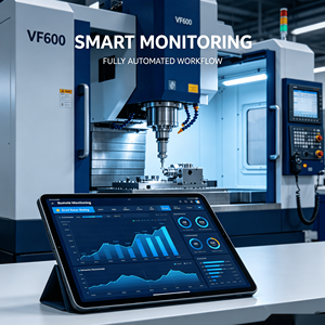 Centro <span class=keywords><strong>de</strong></span> Mecanizado Vertical <span class=keywords><strong>de</strong></span> Alta Velocidad VF600 para Piezas Electrónicas, Fresadora CNC con Control GSK y Husillo BT40 - Product Image 3