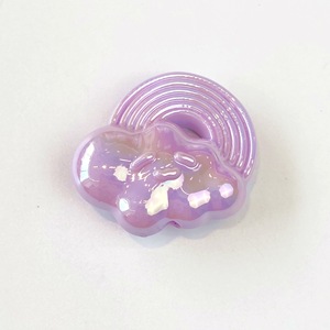 อะคริลิคเคลือบยูวีสีรุ้งเมฆรุ้ง DIY สำหรับทำสร้อยข้อมือ ลูกปัด โบว์ กิ๊บติดผม ต่างหู และอุปกรณ์ตกแต่ง - Product Image 5