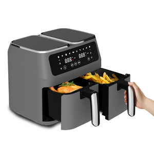 Aifa большая емкость, двойная корзина, Воздушная фритюрница, две комнаты, <span class=keywords><strong>2</strong></span> независимые корзины, двухзонная воздушная фритюрница, 10 л, 11 л, 12 л - Product Image 2