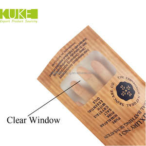 Sacs avec fenêtre en mylar personnalisé <span class=keywords><strong>Sachet</strong></span> à fermeture éclair Emballage de sel de mer Sac pochette en mylar pour collation debout - Product Image 3