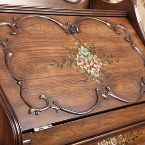 <span class=keywords><strong>Scrivania</strong></span> Multifunzionale Stile Country Americano Vintage in Legno Dipinto con Coperchio Ribaltabile per Uso Commerciale - Product Image 4