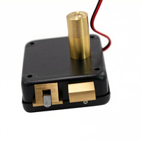 Serrure de surface à cylindre rond en laiton, serrures électriques pour portail et porte, avec clés, pour portail extérieur en bois ou en acier