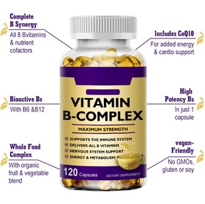 OEM-Preis VitaSpring <span class=keywords><strong>Vitamin</strong></span>-<span class=keywords><strong>B</strong></span>-Komplex B1 B6 B12 Softgels Nahrungsergänzungsmittel Energie-Unterstützung Multivitamin <span class=keywords><strong>Vitamin</strong></span>-<span class=keywords><strong>B</strong></span>-Komplex Softgels - Product Image 2