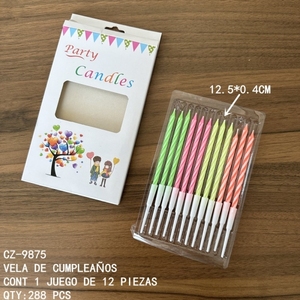 Paquete de Velas de Cumpleaños para Fiestas y Celebraciones, Duraderas, Elegantes, Portátiles, Premium y Modernas - Product Image 1
