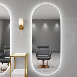 Specchio LED Contemporaneo <span class=keywords><strong>per</strong></span> <span class=keywords><strong>Arredamento</strong></span> Salone con Cornice Dorata <span class=keywords><strong>per</strong></span> Parrucchieri e Trucco, Specchio <span class=keywords><strong>per</strong></span> Salone di Bellezza - Product Image 6