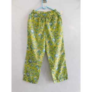 Conjunto de Pijama Floral 100% Algodón para Mujer, Camisa de Manga Larga con Botones y Pantalones, Traje de Dormir Suave y Transpirable para Verano, Ropa Casual para el Hogar - Product Image 4