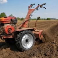 Pneu plein / 5.00-10 / Pneu en caoutchouc plein / Micro-cultivateur / Tracteur / Cultivateur / Jante en acier / Anti-crevaison / Sans chambre à air