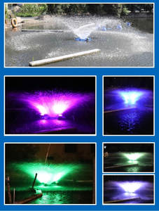 호수 플로팅 워터 분수 색상 사용자 정의 스테인레스 스틸 플로팅 노즐 분수 - Product Image 5