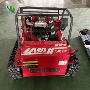 Коммерческая Беспроводная гусеничная Тракторная роботизированная газонокосилка, газонокосилка для резки травы - Product Image 4