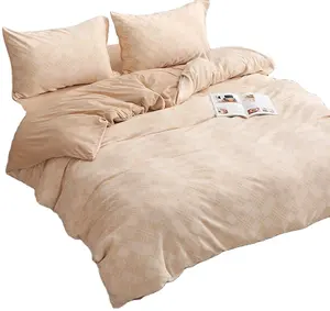Set di trapunte da letto di lusso comode in cotone 100%