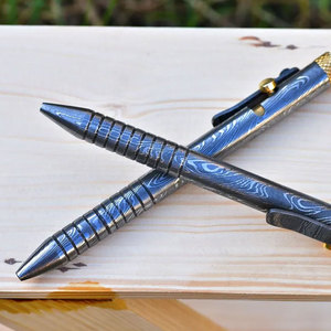 Bolígrafo de Acero de Damasco Hecho a Mano con Logotipo Personalizado y Caja de Madera para Venta al por Mayor - ¡Gran Oferta! - Product Image 4