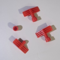 Bouchon de bec monobloc de qualité alimentaire de 4mm pour enfants Bouchon à vis portable et durable pour produits cosmétiques Emballage de poche flexible en PE