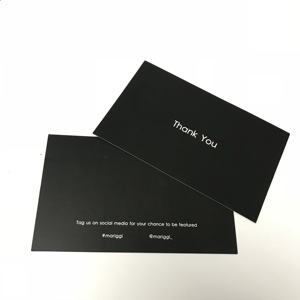 <span class=keywords><strong>Carte</strong></span> de remerciement d'<span class=keywords><strong>anniversaire</strong></span> noir, <span class=keywords><strong>carte</strong></span> professionnelle personnalisée de remerciement pour noël, pièces - Product Image 4