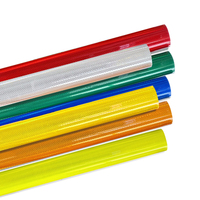 Rollo de Película Reflectante de Grado V Tipo Diamante, Personalizable, Imprimible y Colorida, para Señalización de Seguridad Vial