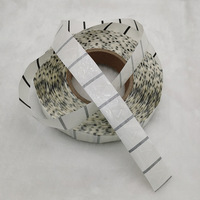 Étiquettes d'emballage en braille en relief triangulaires, étiquettes autocollantes personnalisées en vinyle circulaires transparentes tactiles d'avertissement