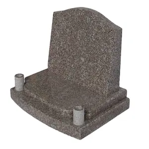 Western Style Hot Sale Cemetery Memorial Natural Granite Stone Carved Small Tombstone Monument For Pet