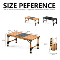 Table de camping pliable en aluminium léger, vente chaude en Chine, avec ustensiles de cuisine pour la restauration, les hôtels et les hôpitaux