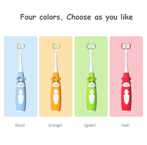 แปรงสีฟันไฟฟ้า LULA แบบหุ้มรอบ 3 ด้าน สำหรับเด็ก ดีไซน์การ์ตูนโซนิค ชาร์จไฟได้ ขนแปรงนุ่ม สำหรับการดูแลสุขภาพช่องปาก - Product Image 6