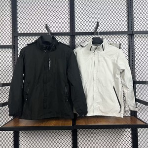Sun Protection Waterproof Hooded Rain Jacket Unisex Lightweight Outdoor Trench Coat for Hiking Camping Wholesale