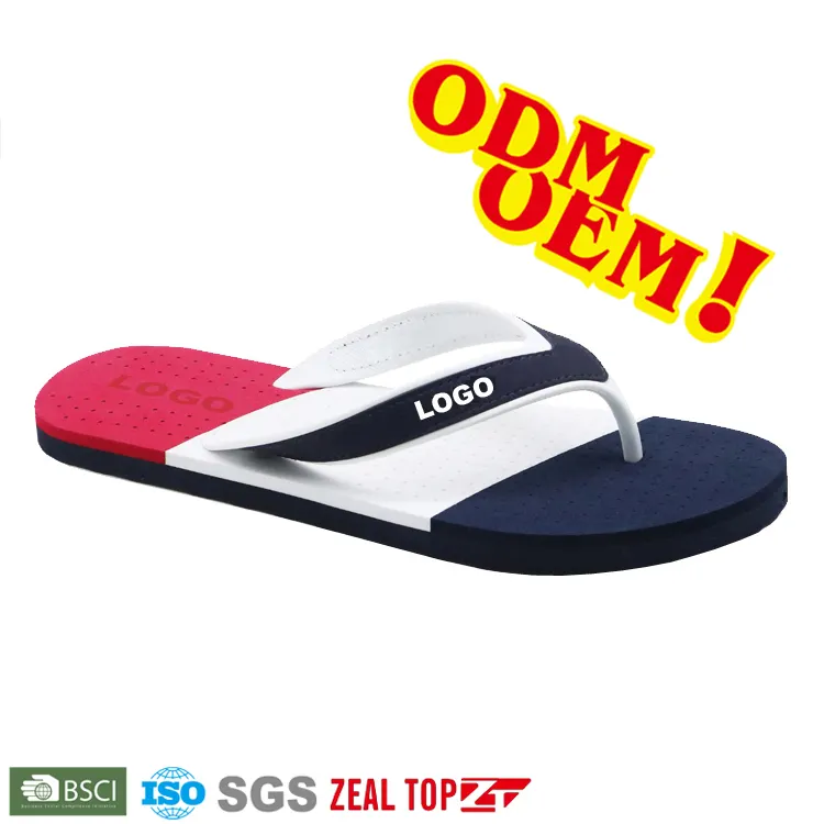 Flipflops Customized Logo Outdoor Summer Beach Wholesale Hot Sales Men PVC Strap Casual Comfort Sport EVA Flip Flops Flipflops Slippers