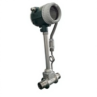 Temperature and Pressure Compensated Threaded Connection Steam Flow Meter for Saturated and Superheated Gas Vortex Flowmeter
