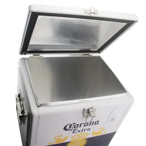 Caixa refrigeradora vintage de 15 litros, que ok para cerveja 12x330ml