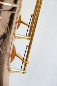 <span class=keywords><strong>Saxophone</strong></span> <span class=keywords><strong>alto</strong></span> <span class=keywords><strong>droit</strong></span> en laiton doré avec laque transparente, emballage OEM, tonalité EB, style Focustyle - Product Image 4