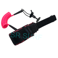 Laisse de bodyboard OEM, laisse de bodyboard enroulée, laisse de poignet pour bodyboard, laisse de bodyboard personnalisée avec bouchons, unisexe pour utilisation en mer