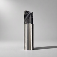 Foret à fond plat à 2 cannelures en carbure monobloc de tungstène personnalisé pour le perçage d'acier inoxydable et de métaux