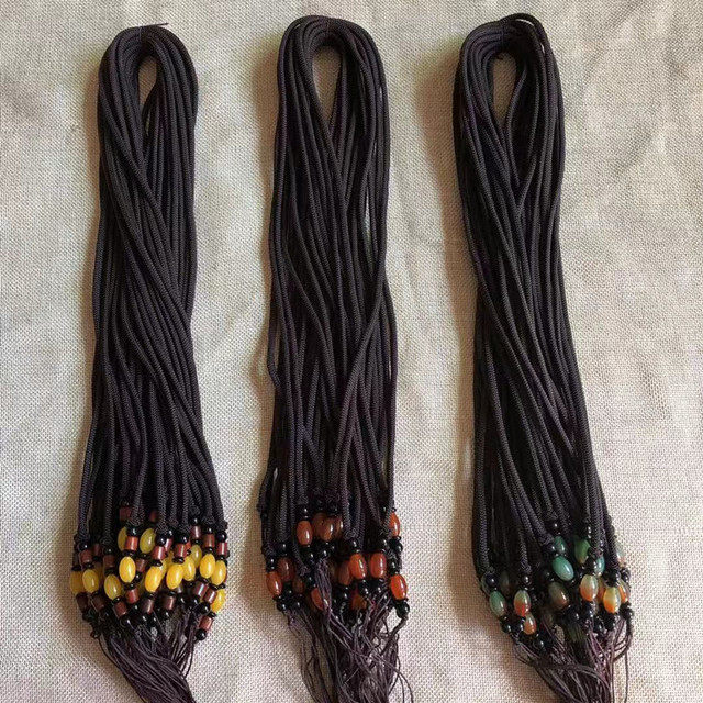 New Multifunctional Lanyard Hanging Neck Rope Mobile Phone Key Short Wrist Rope Anti-lost Hand-woven Parachute Rope