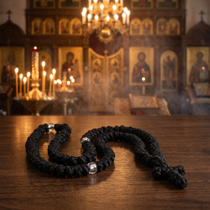 Cuerda de Oración Ortodoxa Komboskini de 100 Nudos, Cuerdas de Oración Ortodoxas Populares en Rusia y Grecia - Product Image 6
