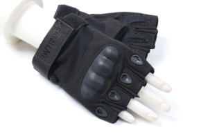 Demi-doigt gants de course étanche noir gants de vélo - Product Image 2