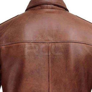 Chaqueta de cuero personalizada con logotipo impreso para hombre chaqueta de invierno para hombre con estilo motero proveedor de fábrica - Product Image 6
