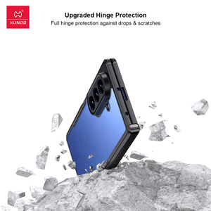 Funda Xundd para <span class=keywords><strong>Samsung</strong></span> Galaxy <span class=keywords><strong>Z</strong></span> Fold 8, a Prueba de Golpes, Transparente, para <span class=keywords><strong>Samsung</strong></span> <span class=keywords><strong>Z</strong></span> Fold 8, Wind 7, 6, 5, 4, <span class=keywords><strong>3</strong></span>, con Cristal Templado - Product Image 4