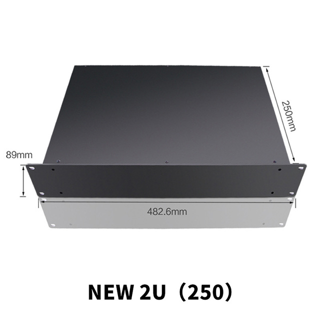 Custom 1U2U 19 Inch IP54 Aluminum Alloy Rack Mount Network Cabinet Enclosure for Network Systems
