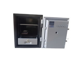 YUNOS YNS-56E Fireproof Safe-High-Security Wall-Mounted Safe with Electronic Code/Key <b>Lock</b> Waterproof Commercial Use - Product Image 6