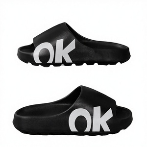 รองเท้าแตะพื้นหนานุ่มแบบสวมเปิดนิ้วเท้าสำหรับฤดูร้อน ใส่ในบ้านหรือชายหาด  บุฟองน้ำนุ่มสบาย กันลื่น ผลิตจากวัสดุ EVA สำหรับผู้ชายและผู้หญิง - Product Image 2