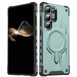 Magnete per affari porta Hard PC TPU 2 in 1 magnetico con cavalletto custodia protettiva per <span class=keywords><strong>Samsung</strong></span> S25 Ultra - Product Image 1