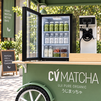 Mini-chariot mobile à pousser pour snacks de rue, avec congélateur à glace roulée, à vendre aux États-Unis avec roues