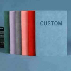 Hot Selling Promotion A5 Business Notebooks Customizable PU Leather Soft Cover Printed Thermal Binding Diary <b>Journals</b> Books - Product Image 2