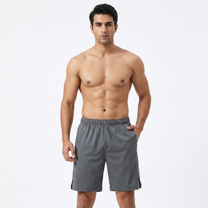 Wholesale Custom 100% Cotton Woven Fabric Sporty Solid Quick Dry Breathable Water Resistant Men's Drawstring Elastic Waistband - Product Image 1