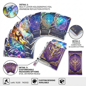 Jeux de cartes à jouer personnalisés impression carte à collectionner <span class=keywords><strong>yu</strong></span> <span class=keywords><strong>gi</strong></span> <span class=keywords><strong>oh</strong></span> avec boîte d'affichage - Product Image 5