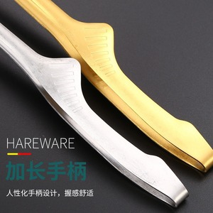 Pinzas para barbacoa de acero inoxidable 430, pinzas para cocina japonesa y coreana, pinzas para postres, pinzas para carne. - Product Image 3