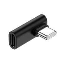 Adaptador OTG promocional de fábrica USB3.0 hembra tipo C USB codo en forma de U adaptador para portátil de teléfono móvil 10Gbps hecho de aluminio